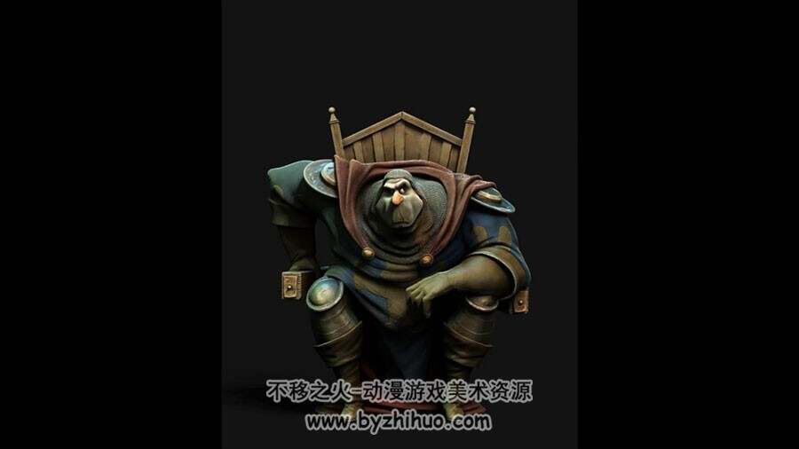 Zbrush 雕刻卡通角色视频视频教程
