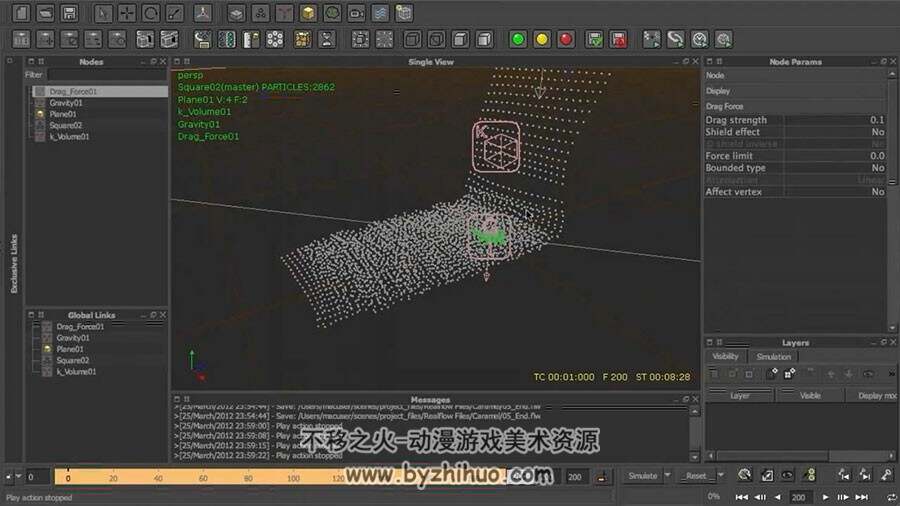C4D 制作流体效果教程视频
