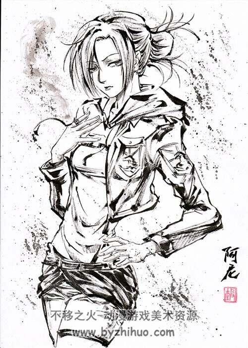 極道畫師 水墨人物插画壁纸图集 544P