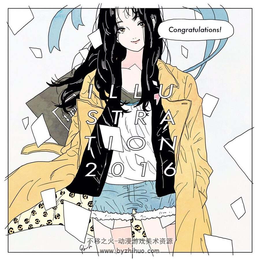 日本插画师 かとうれい 笔下清纯的插画壁纸图集分享 238P