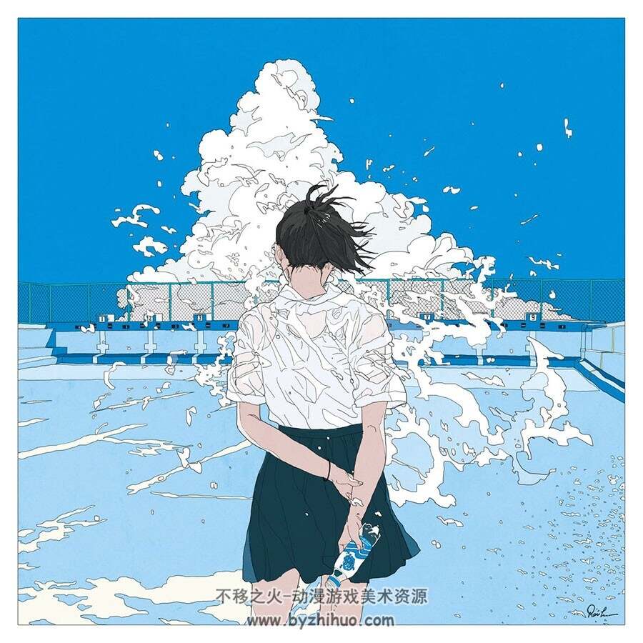 日本插画师 かとうれい 笔下清纯的插画壁纸图集分享 238P