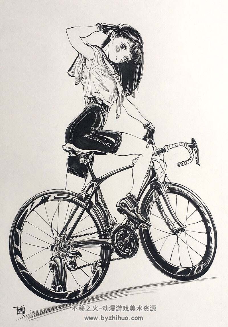 小女孩 手绘线稿插画图集 693P