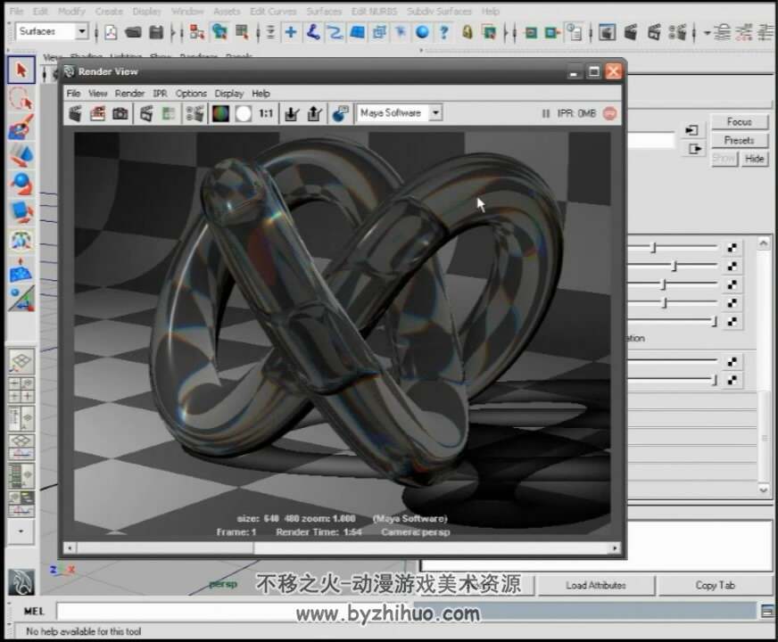 Maya 表面节点渲染教学视频教程