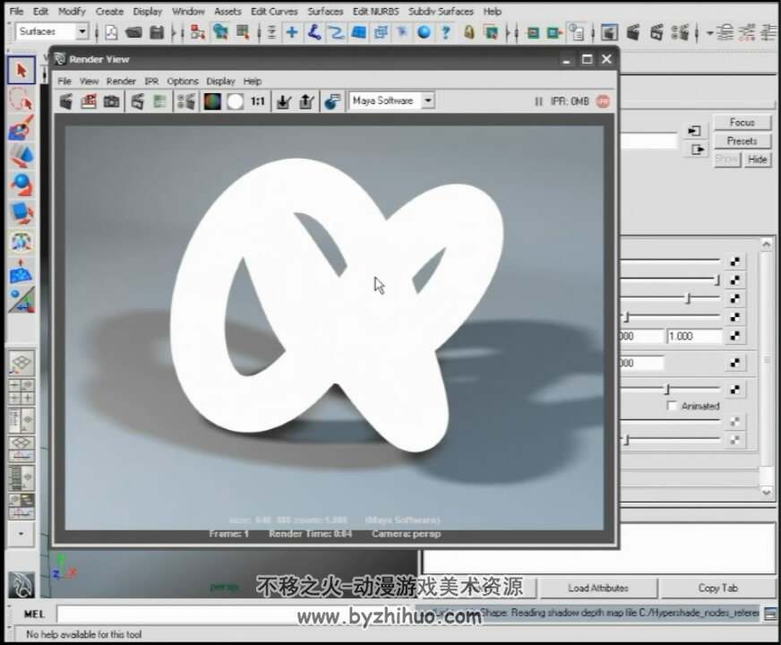 Maya 表面节点渲染教学视频教程