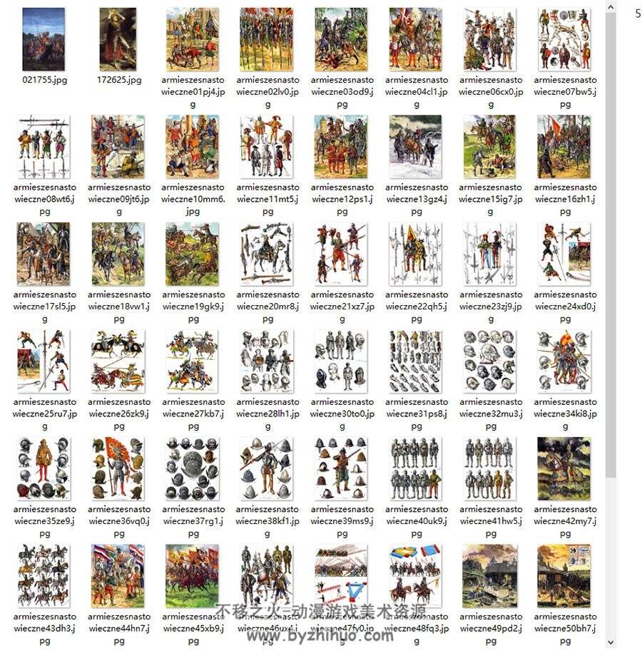 中世纪欧洲铠甲素材参考合集 393P