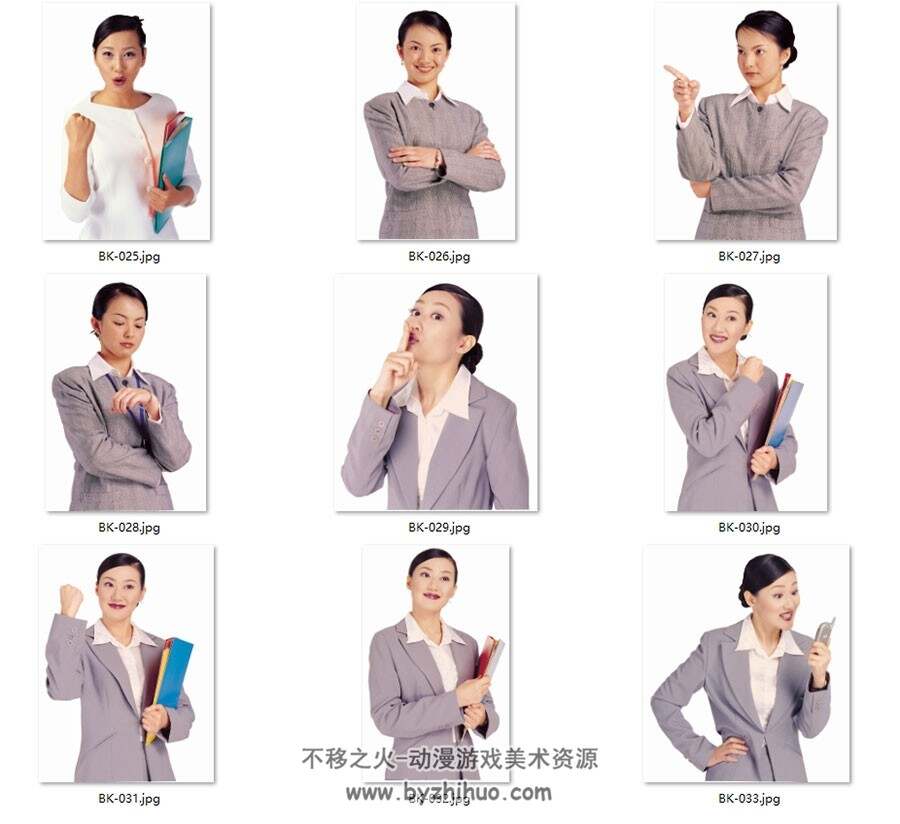 男女人物参考照片合集 2820P