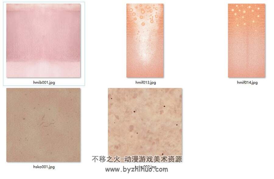 人体皮肤皮革皮毛蕾丝材质贴图合集 550P