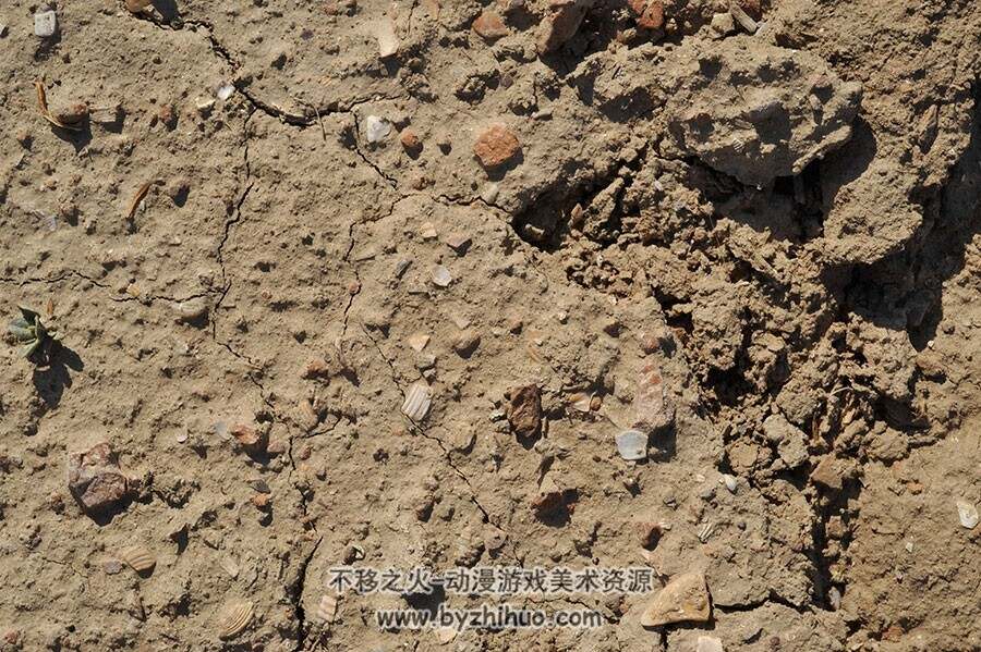 干涸的泥土材质素材高清大图合集  20P