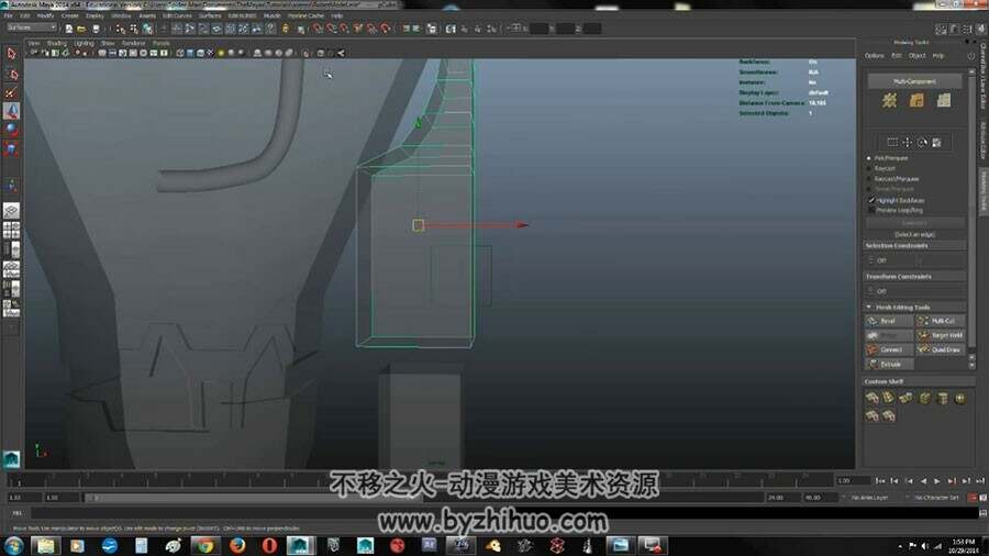 Maya 简单的机器人建模制作方法视频教学教程