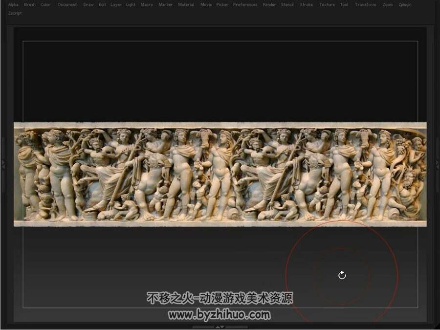 ZBrush 西方风格浮雕雕刻视频教程