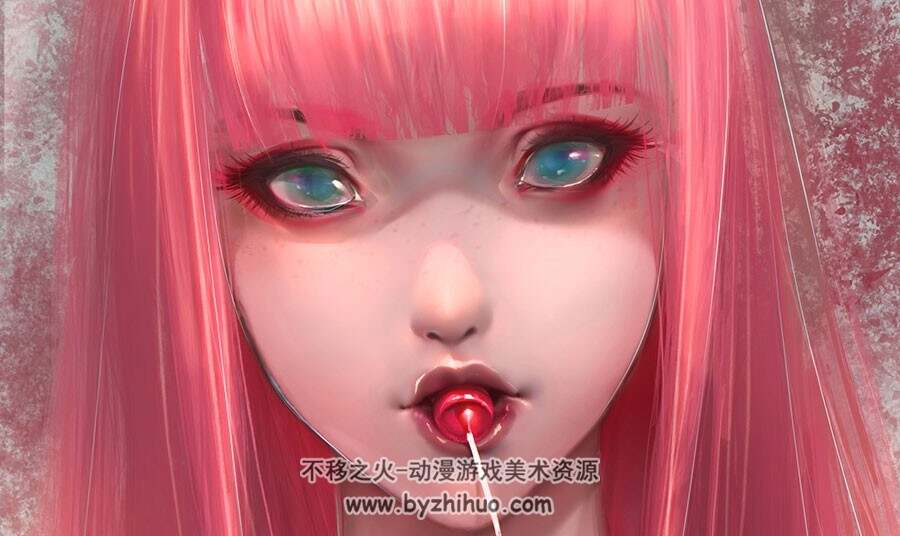 画风细腻的人物插画壁纸图包分享 151P