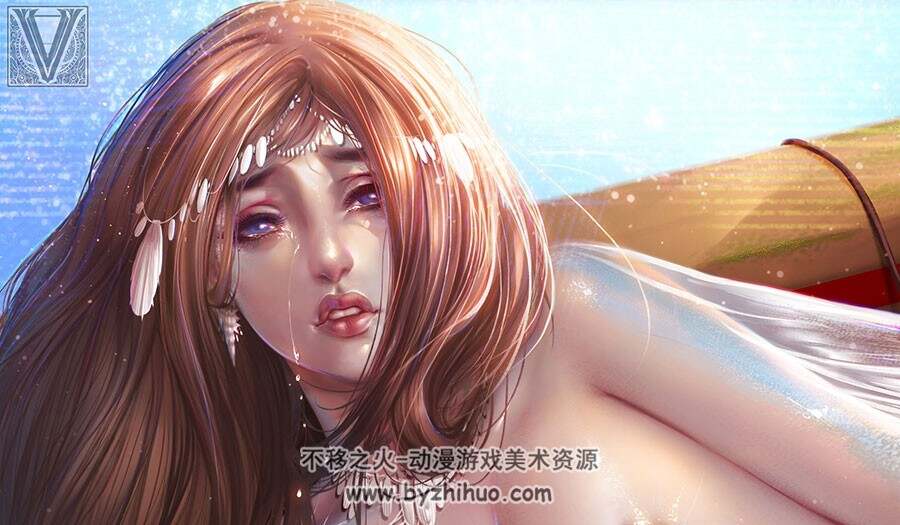 画风细腻的人物插画壁纸图包分享 151P