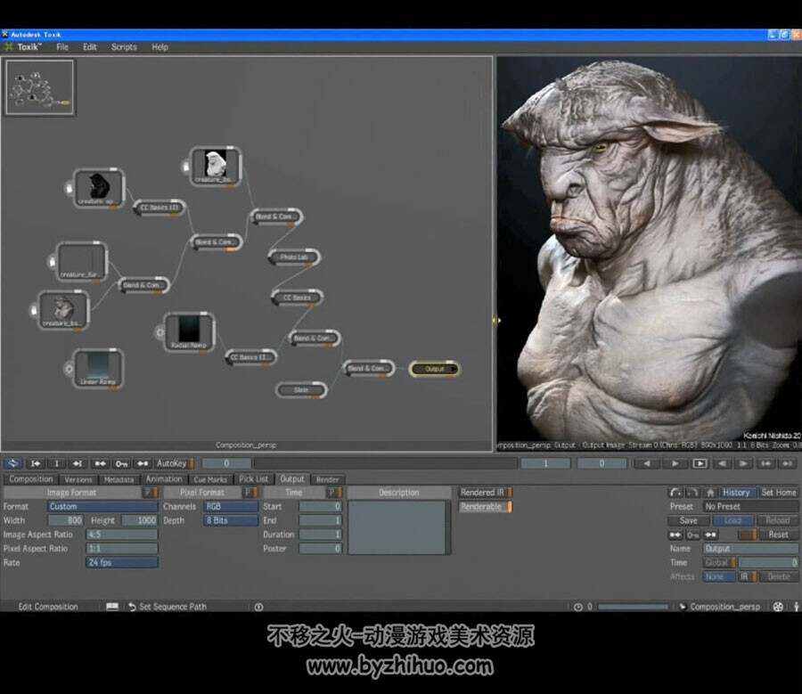 mudbox 怪物怪兽制作过程视频