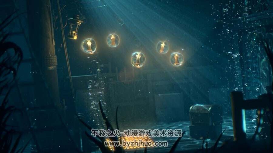 Maya 影视级别海底照明技巧视频教程