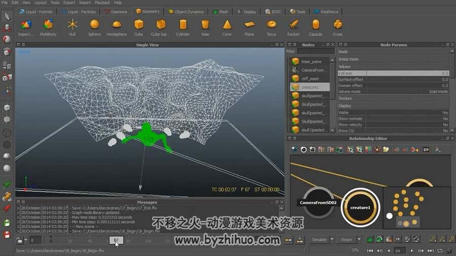 RealFlow 流体动力学模拟视频视频