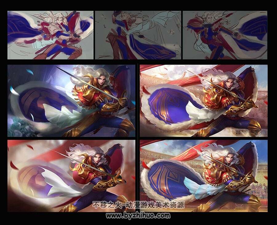 角色原画过程海报+道具概念图包 84P