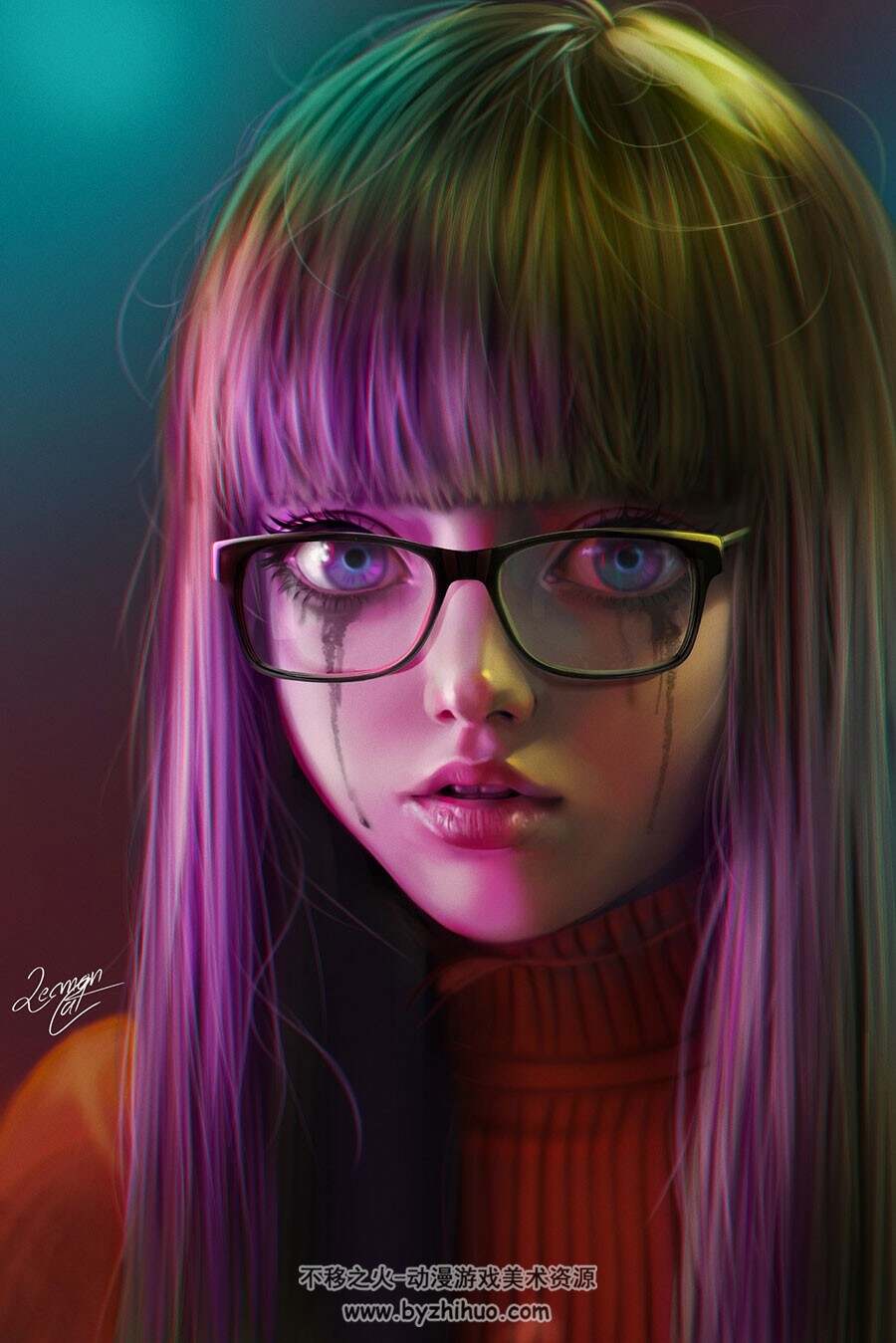 meomeokon 来自越南的插画师 女孩作品赏析 23P