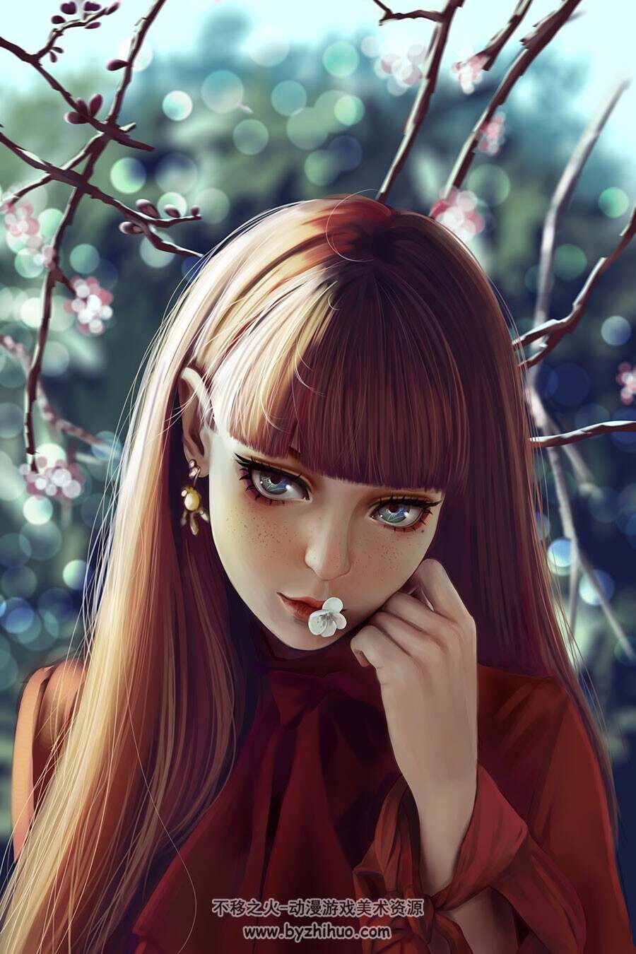 meomeokon 来自越南的插画师 女孩作品赏析 23P