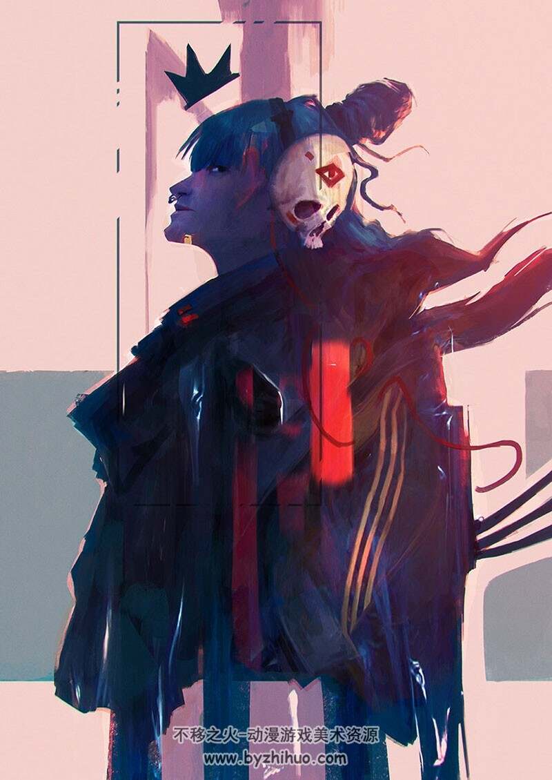 气氛诡异的插画图包分享 来自西班牙画师Raquel Cornejo