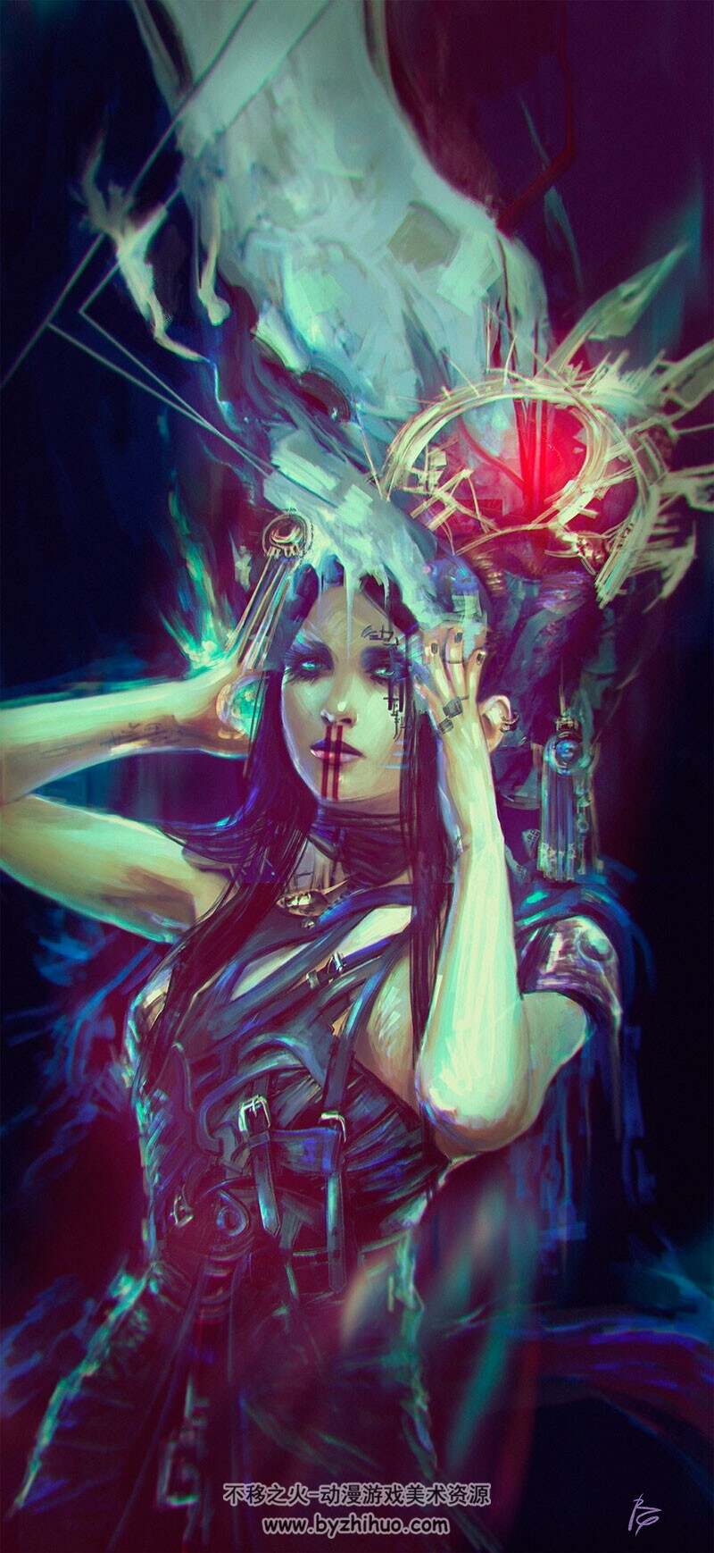 气氛诡异的插画图包分享 来自西班牙画师Raquel Cornejo