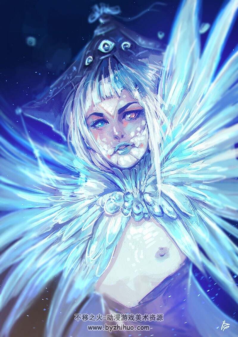 气氛诡异的插画图包分享 来自西班牙画师Raquel Cornejo