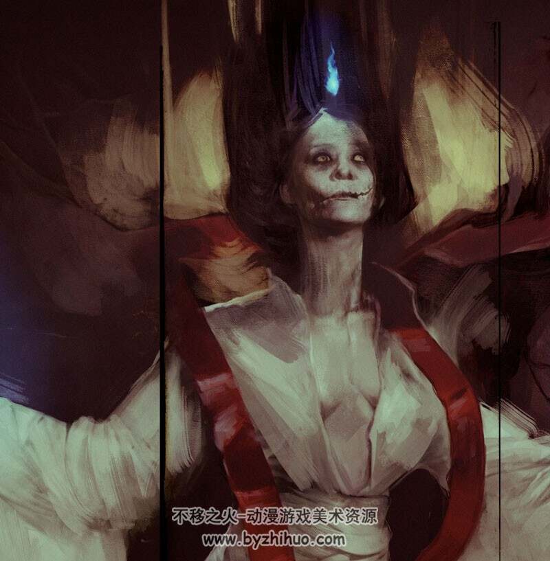 气氛诡异的插画图包分享 来自西班牙画师Raquel Cornejo
