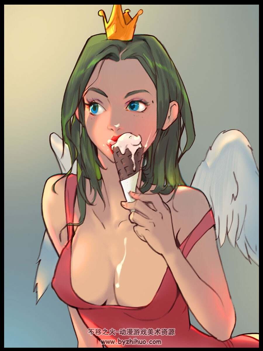 画师 xinrunner 角色插画图集赏析 97P