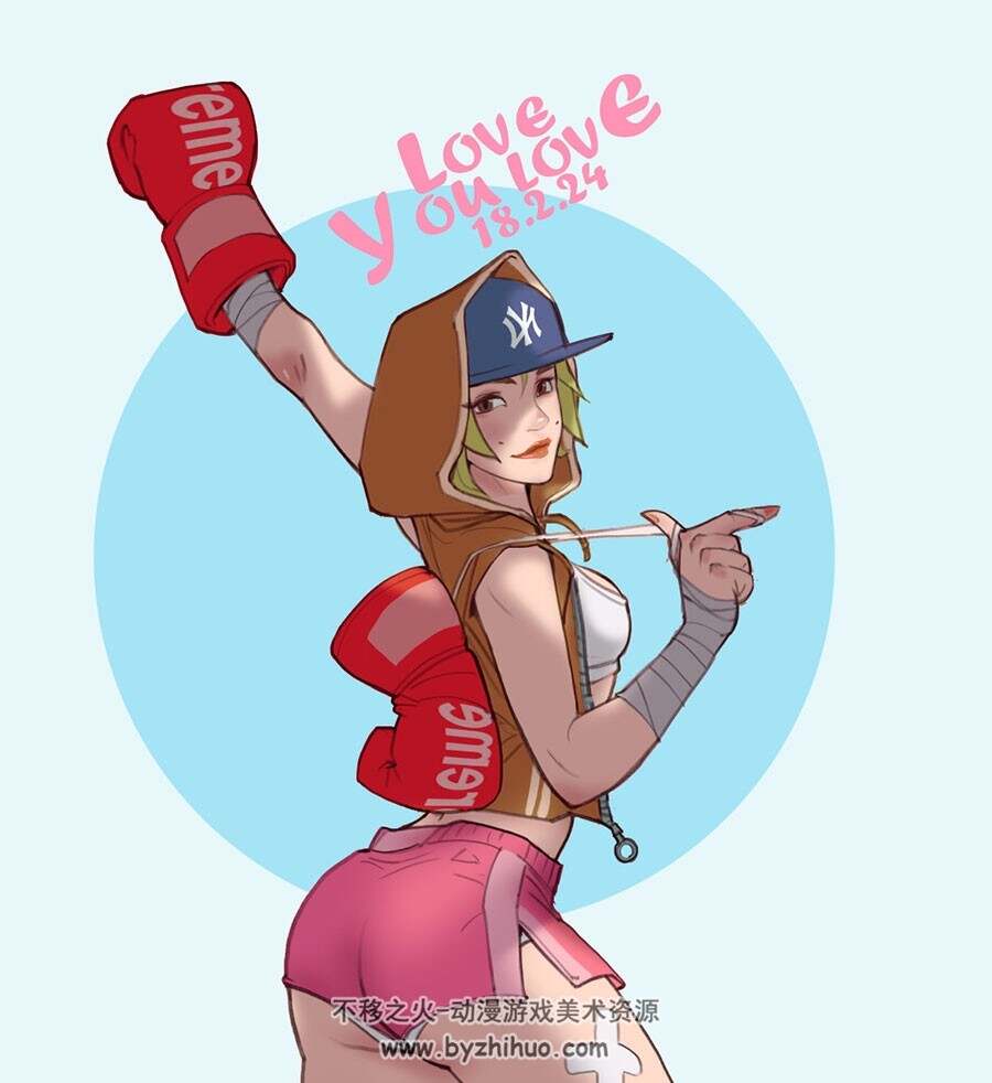 画师 xinrunner 角色插画图集赏析 97P