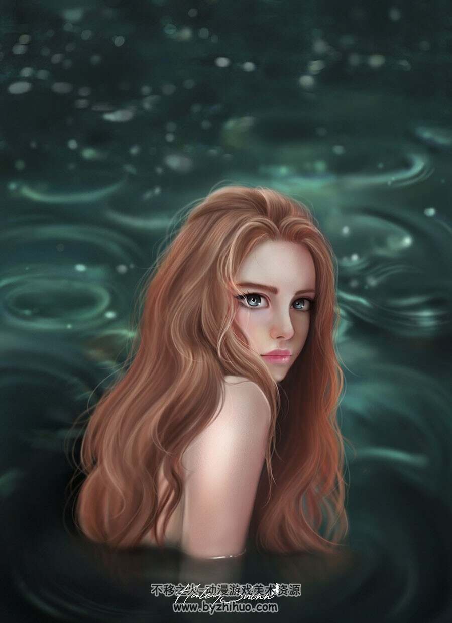 画师 haley 人物肖像插画图集赏析 45P
