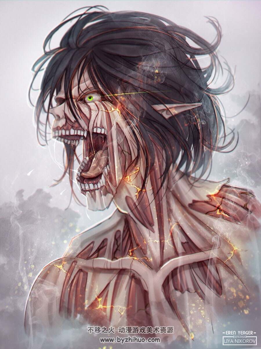人物插画分享 Liya Nikorov 图集 28P