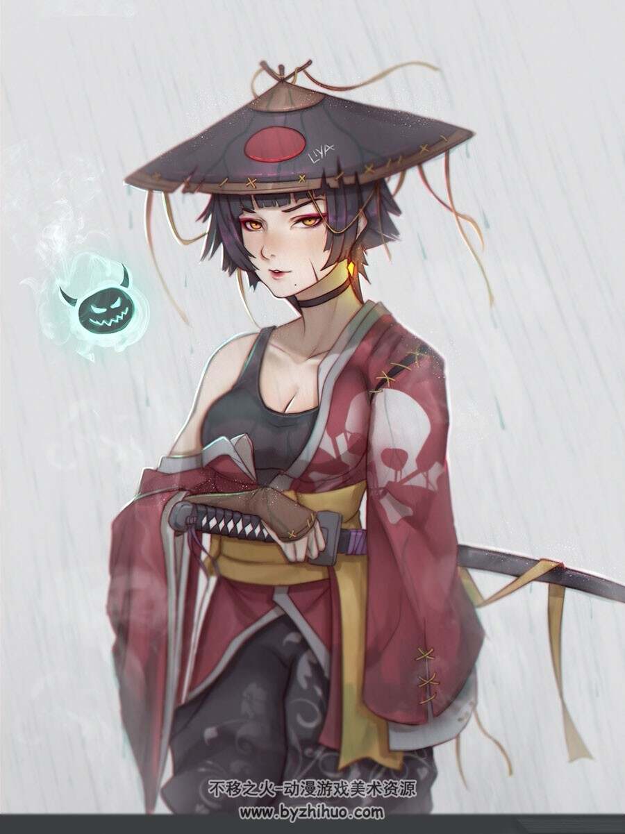 人物插画分享 Liya Nikorov 图集 28P