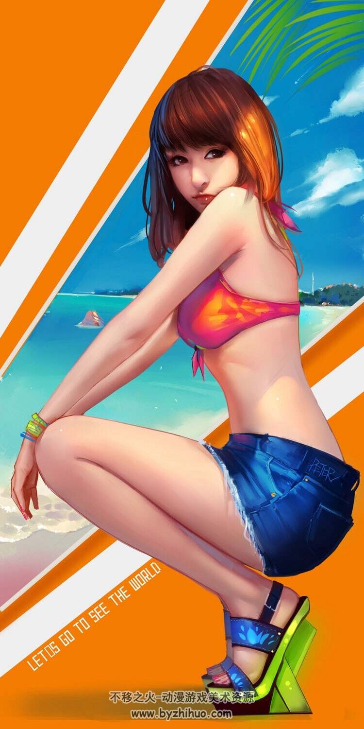 炫哦 PETER 人物插画图包分享 414P