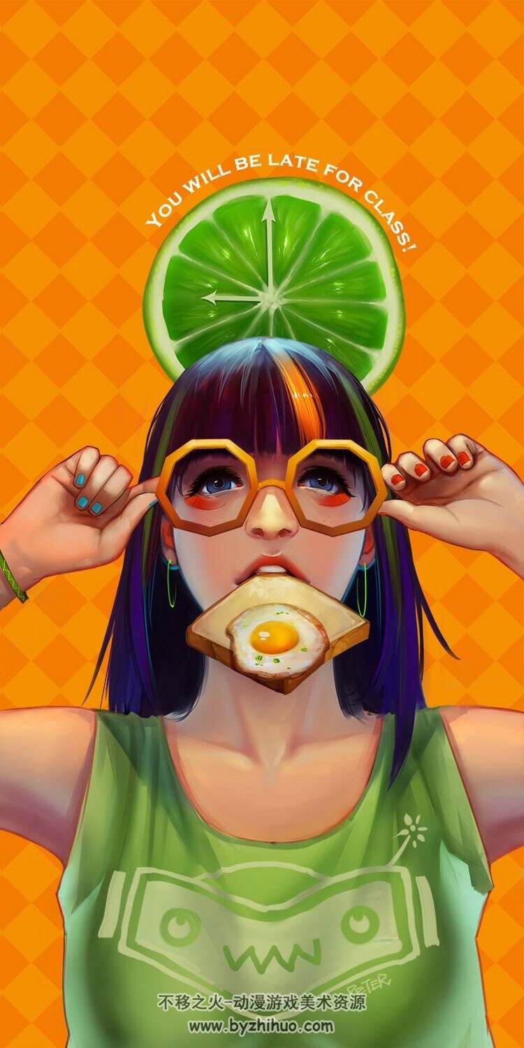 炫哦 PETER 人物插画图包分享 414P
