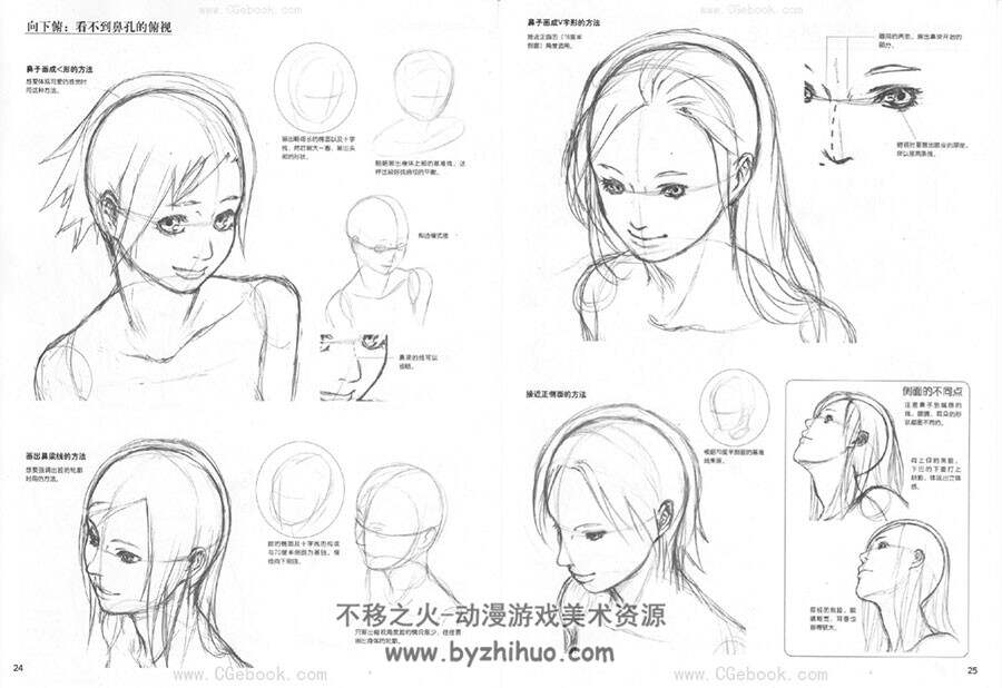 林晃 松本刚彦 森田和明 超级漫画素描技法 草图篇 181P
