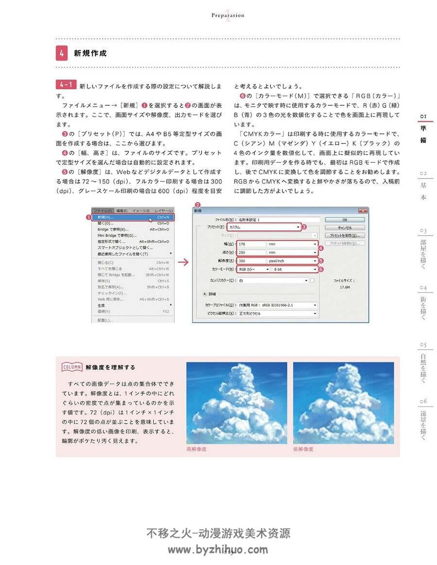 Photoshop绘制二次元插画背景方法教程