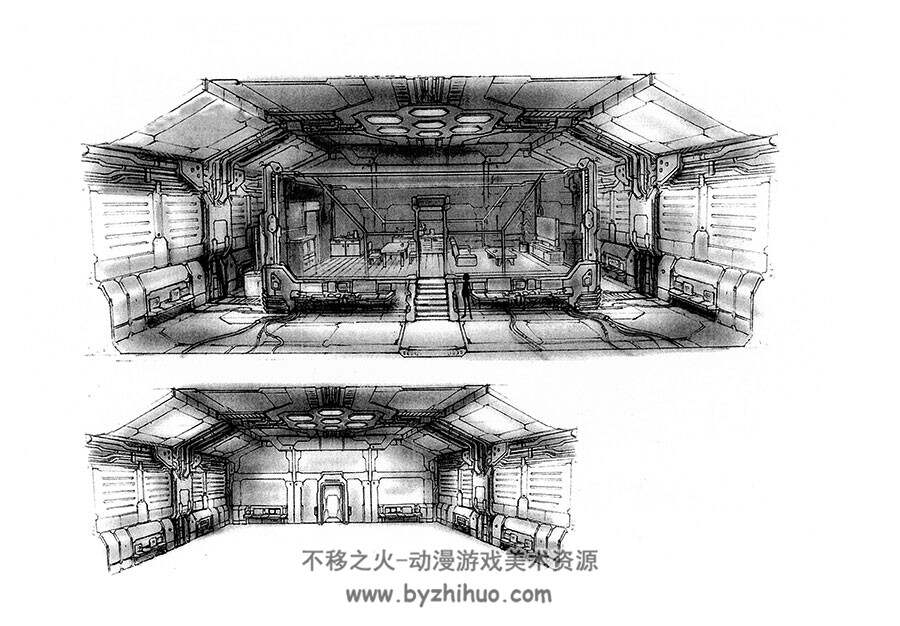 约会大作战 光放角色场景设定稿合集 132p