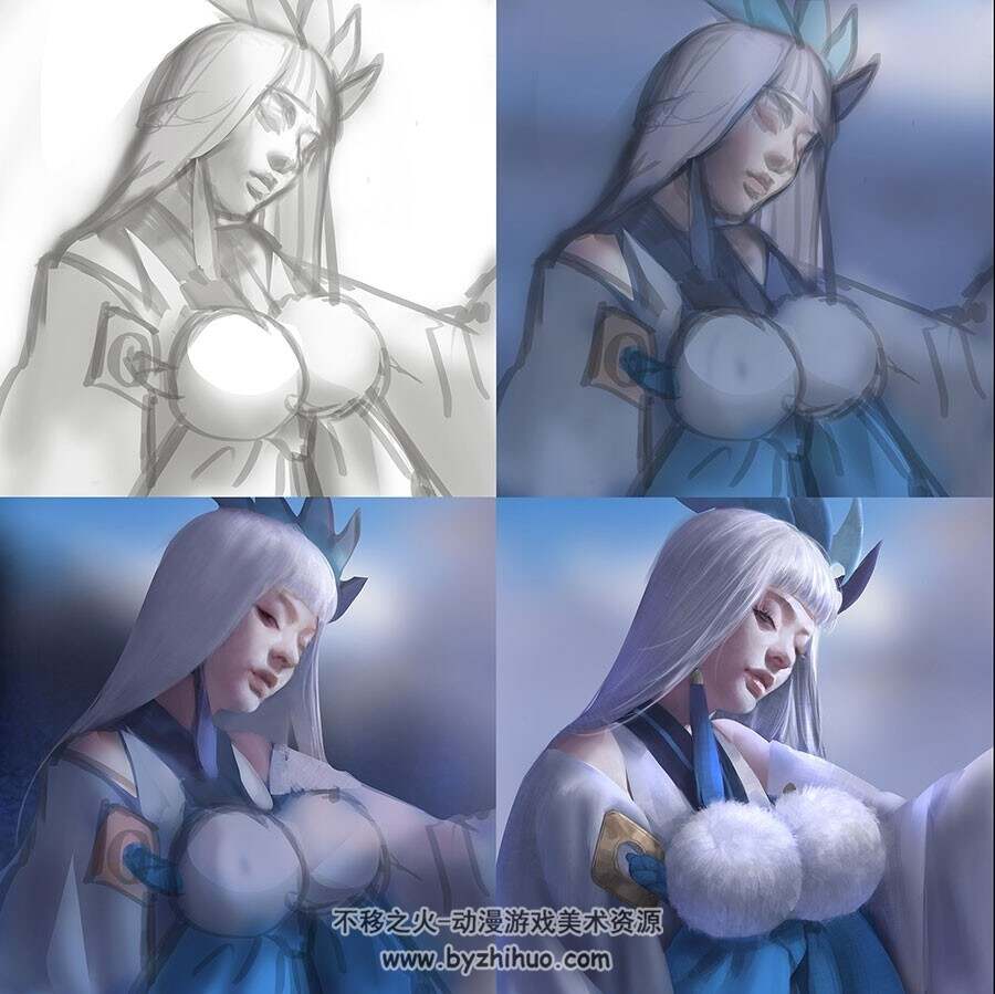 indahsiregar 含线稿的插画赏析 75P