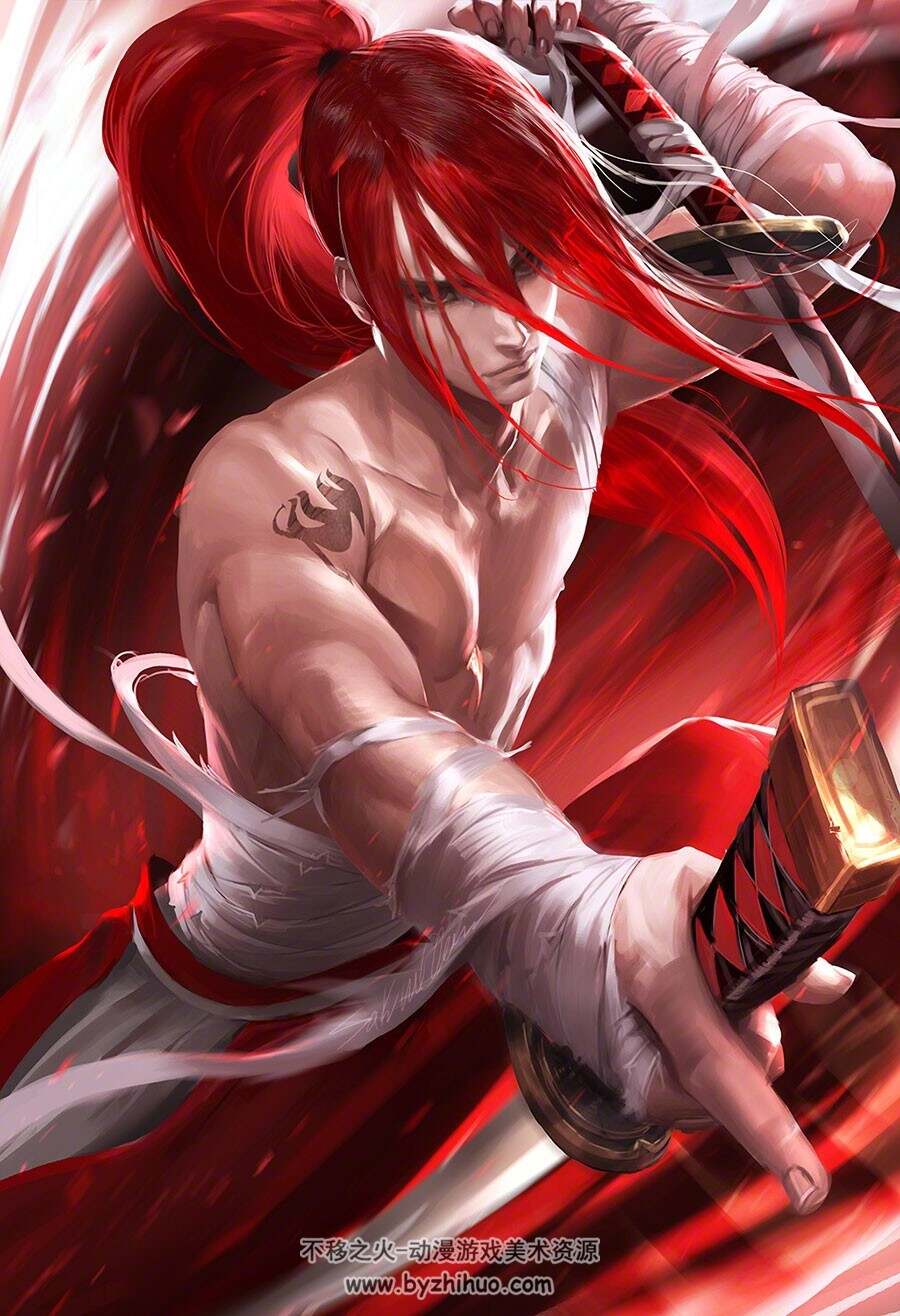 外国大神Sakimi Chan CG同人插画视频教程 附PSD文件 42期