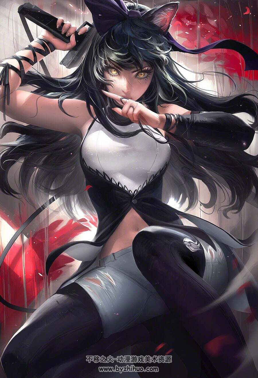 外国大神Sakimi Chan CG同人插画视频教程 附PSD文件 43期