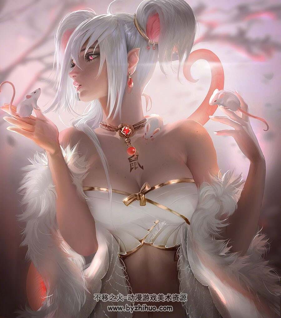 外国大神Sakimi Chan CG同人插画视频教程 附PSD文件 43期