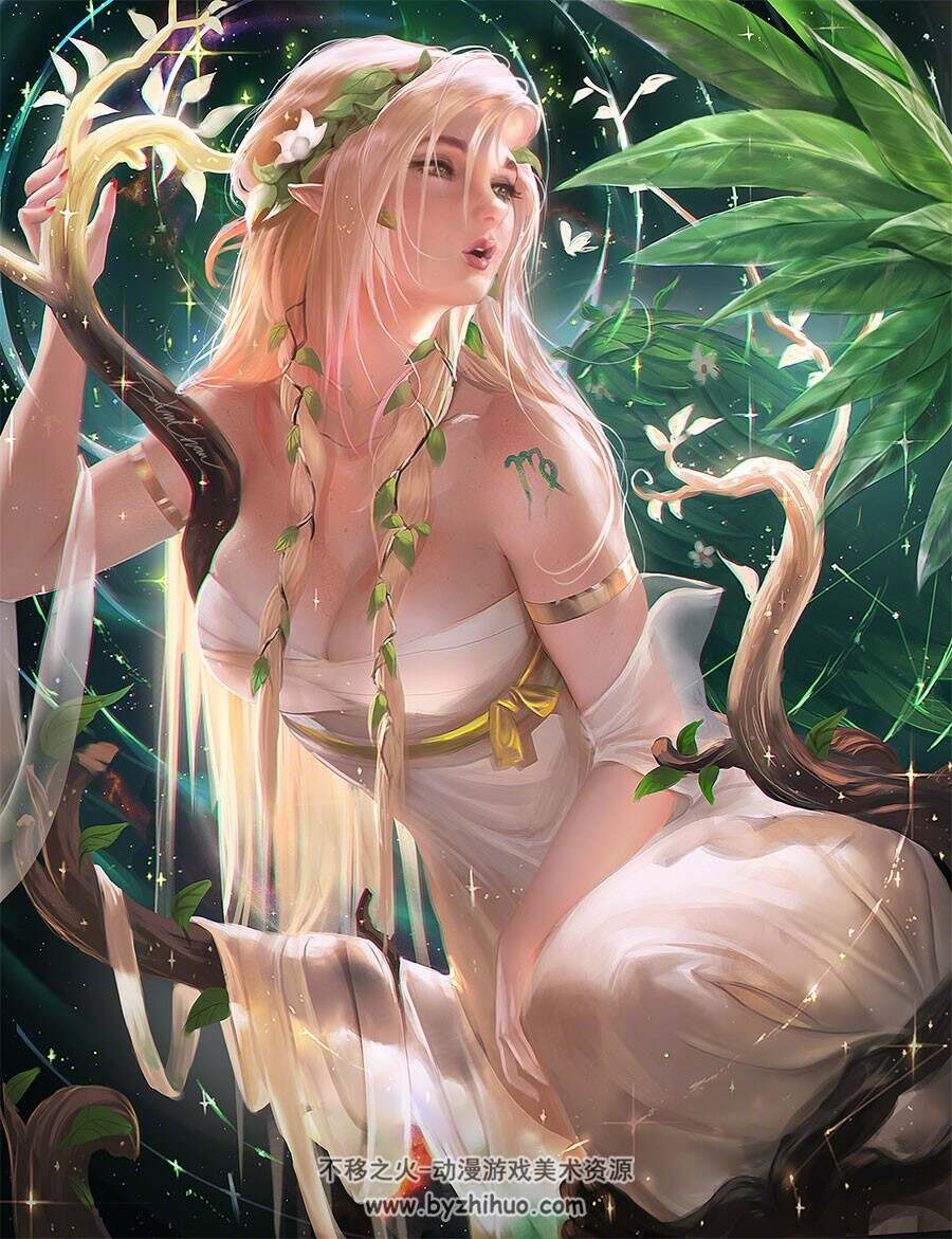 外国插画大神Sakimi Chan CG同人绘制视频教程 附PSD文件 41期