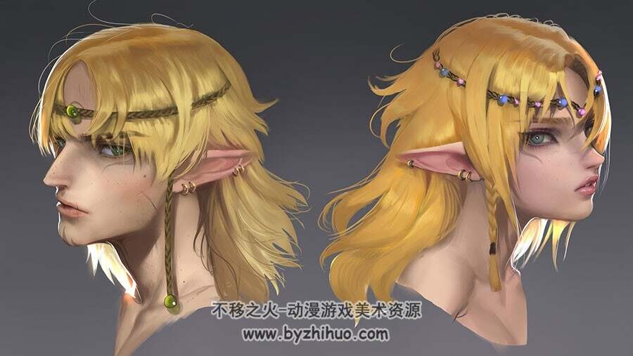 CG大神Sakimi Chan 同人插画绘制视频教程 附PSD文件 55期