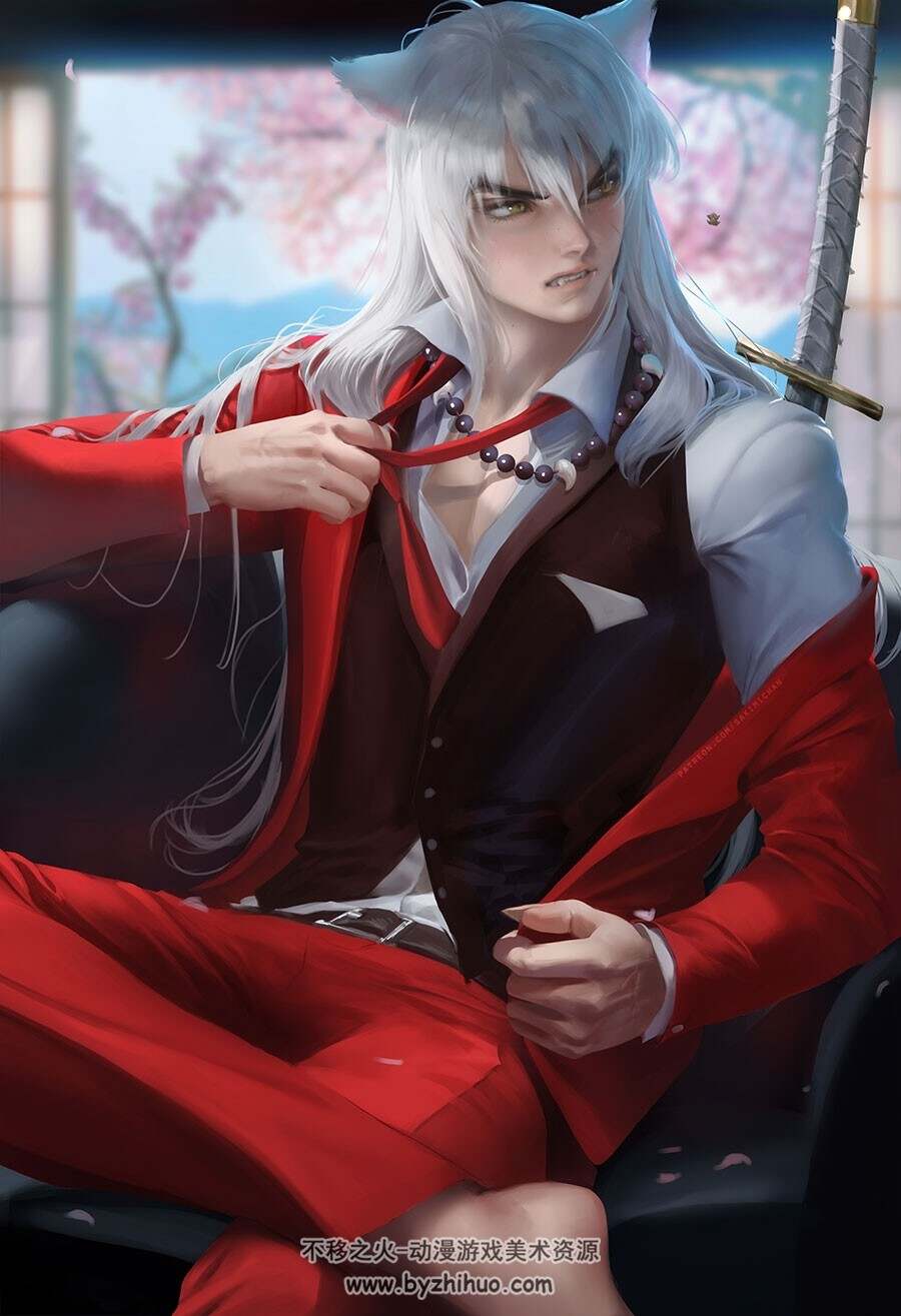 CG大神Sakimi Chan 同人插画绘制视频教程 附PSD文件 55期