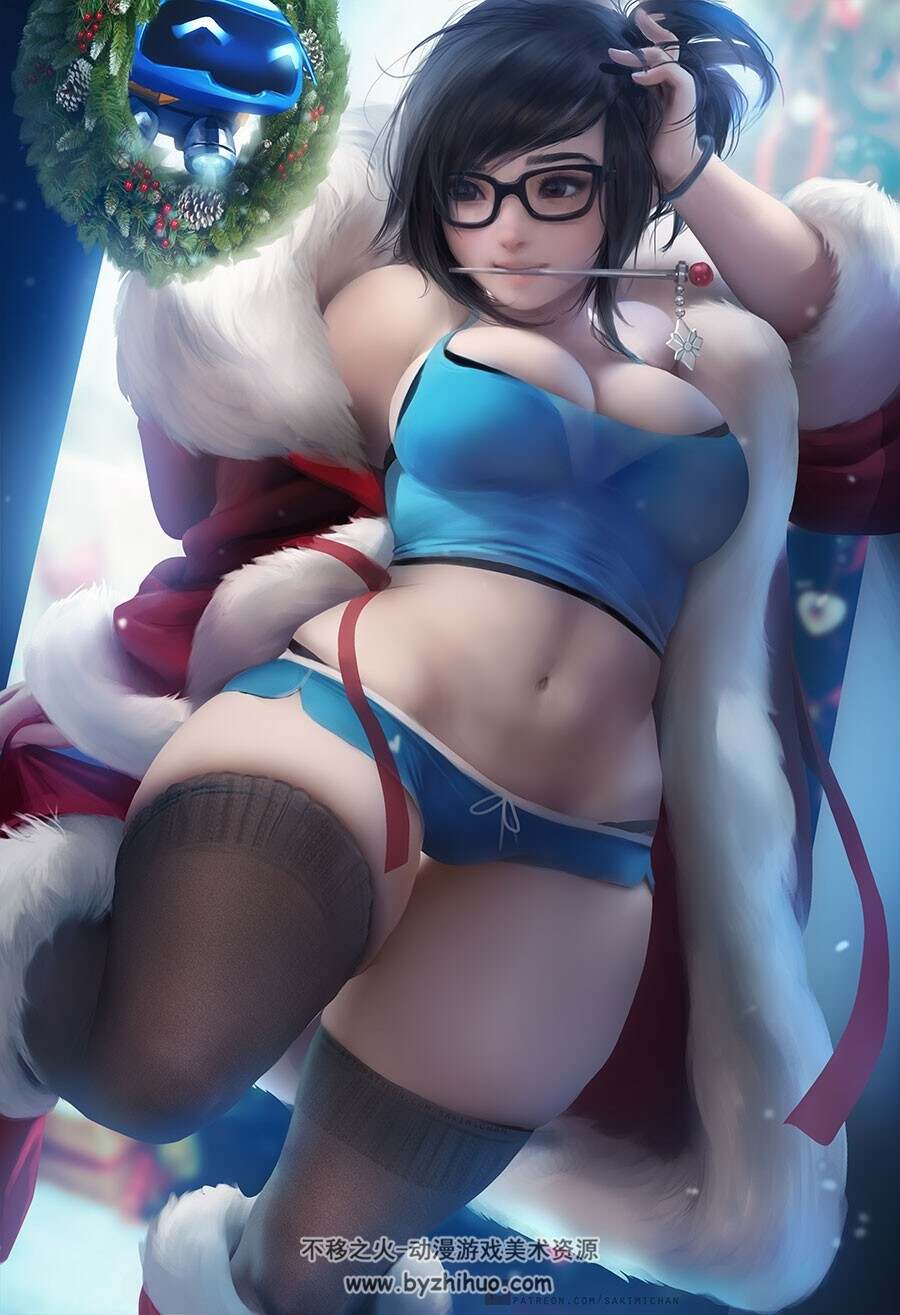 外国绘师Sakimi Chan CG插画绘制视频教程 附PSD文件 67期