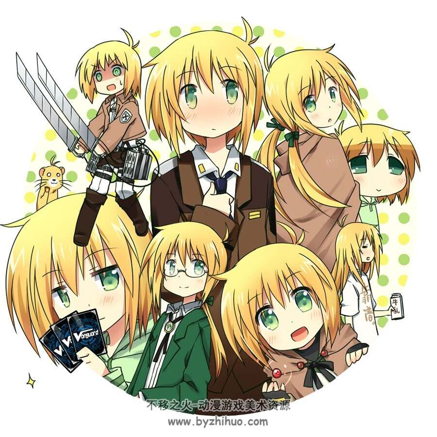 迷你偶像 第2季 插画图包分享 136P