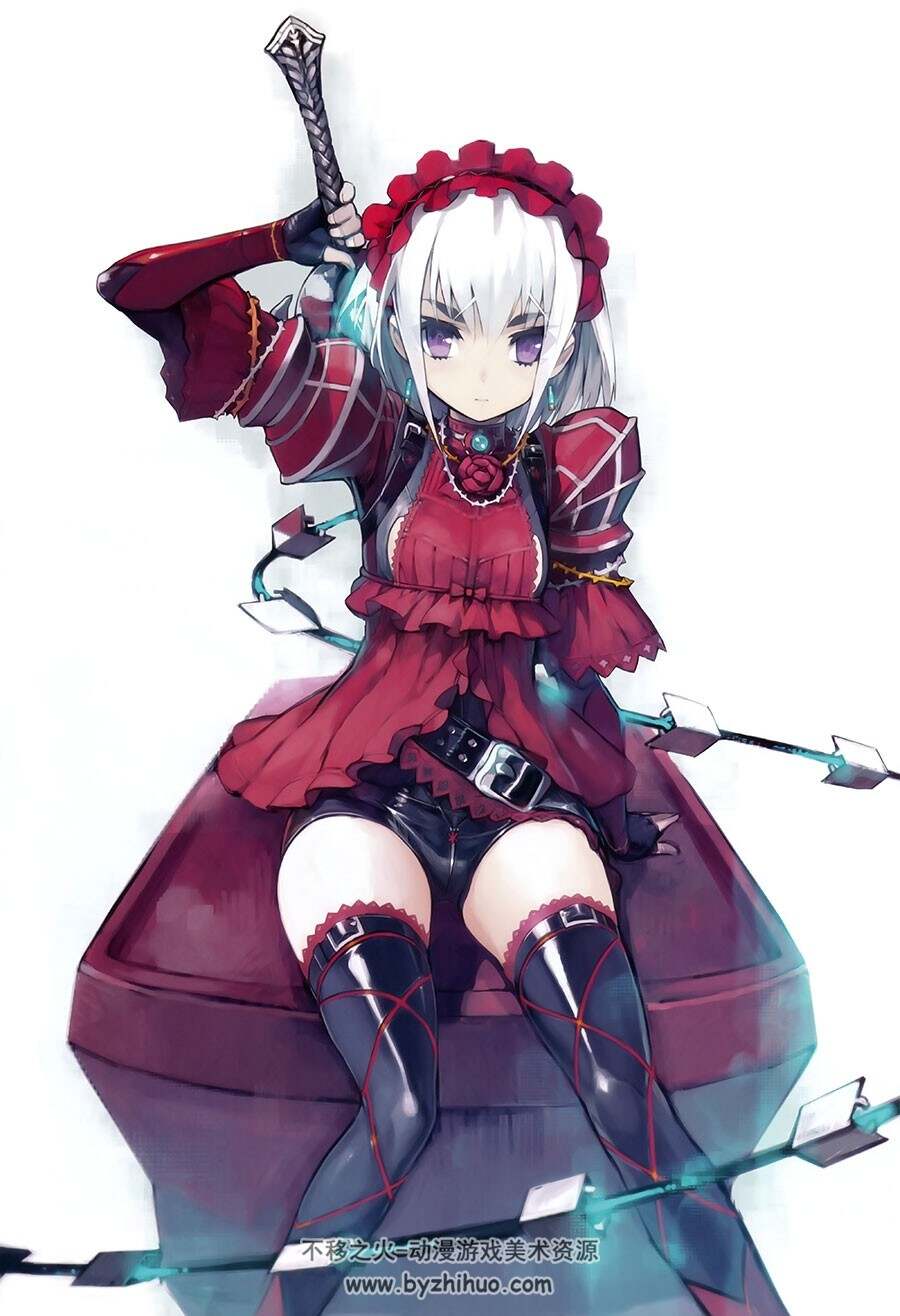 棺姬嘉依卡 AVENGING BATTLE 高清插画图包134P