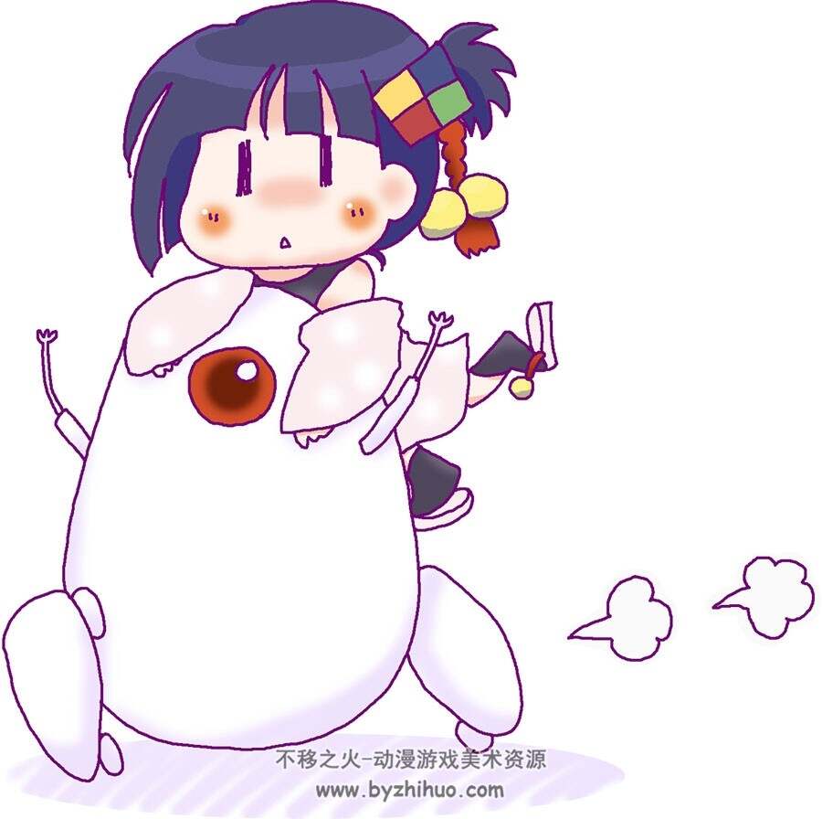 红壳的潘多拉 粉粉呢少女插画图集分享 30P