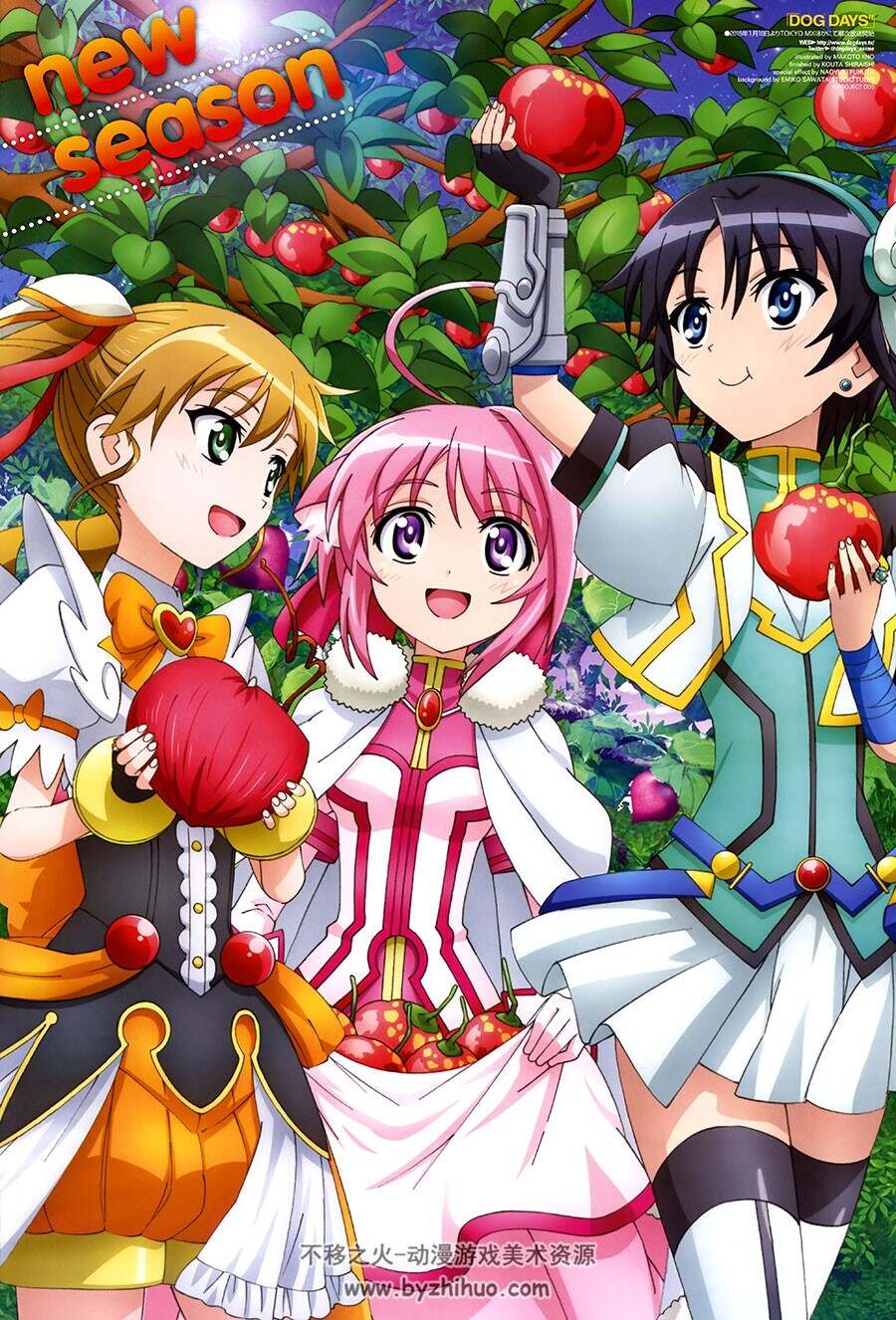 DOG DAYS 角色插画壁纸图集分享 504P