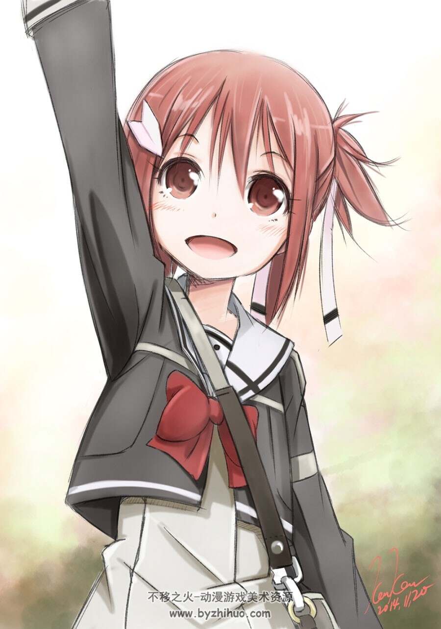 结城友奈是勇者 角色插画壁纸图包分享 35P