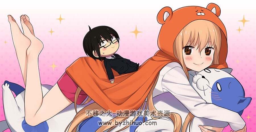 干物妹！小埋 角色插画壁纸分享 79P